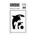 San Diego - Black/White Postage Stamps