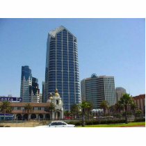 San Diego Buildings High Rise Skyline photo sculptures