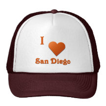 San Diego -- Burnt Orange Trucker Hats