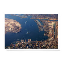 San Diego, CA aerial posters