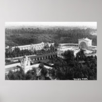 San Diego, CA View of Balboa Park Photograph Posters