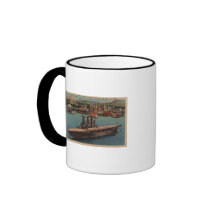  Diego Aircraft Carrier on San Diego  Ca   View U S  Navy Aircraft Carrier Mug