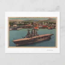  Diego Aircraft Carrier on San Diego Ca View U S Navy Aircraft Carrier Postcard
