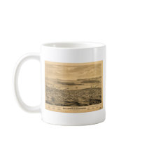 San Diego California in the 1876 Coffee Mugs
