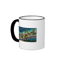 San Diego, California - Large Letter Scenes 2 Coffee Mugs