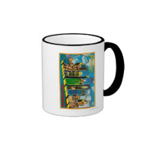 San Diego, California - Large Letter Scenes Coffee Mug