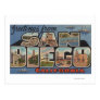 San Diego, California - Large Letter Scenes Post Cards