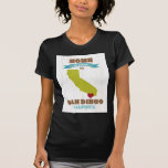 San Diego, California Map – Home Is Where The Hear T Shirt