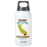 San Diego, California Map – Home Is Where The Hear Thermos Bottle