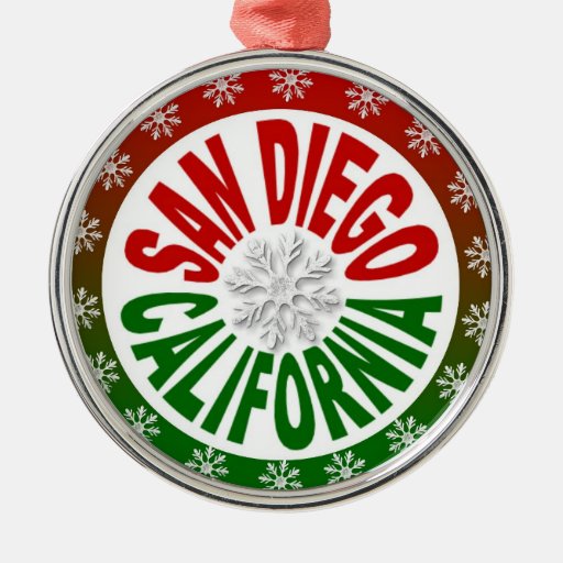 san diego california red green ornament san diego california red green ornament