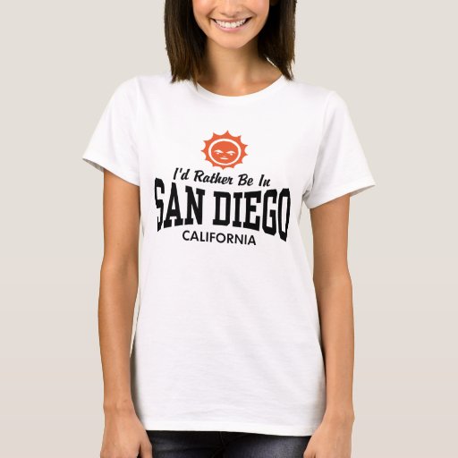 San Diego California T-Shirt | Zazzle