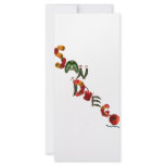 San Diego Chili Peppers rack cards