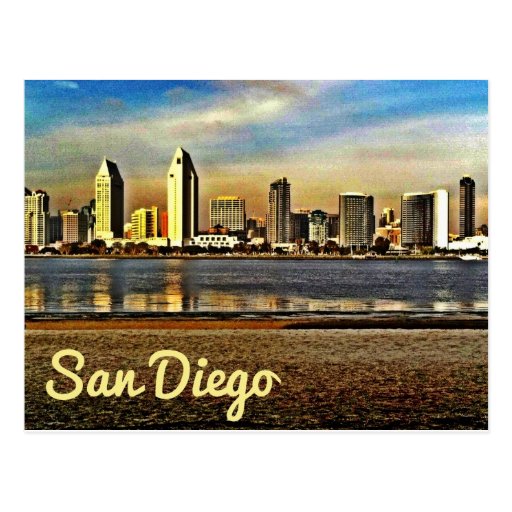 San Diego City View 1 Postcard | Zazzle