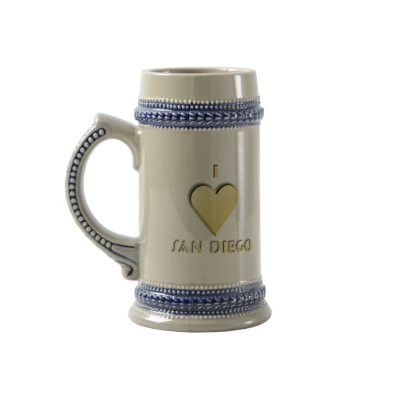 San Diego -- Cream coffee mug