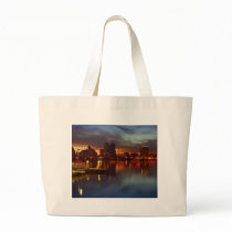 San Diego Docks Night Tote Bags