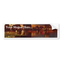 San Diego Docks Night bumper stickers