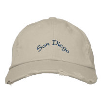 San Diego Embroidered Hat embroidered hats by imperfectiomism San Diego Embroidered Hat embroidered hats