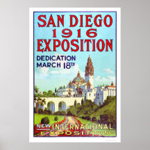 San Diego Exposition 1916 Print