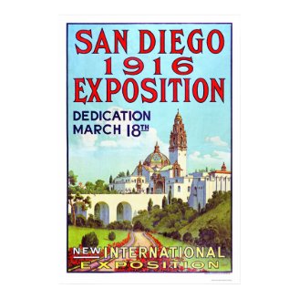 San Diego Exposition 1916 Print