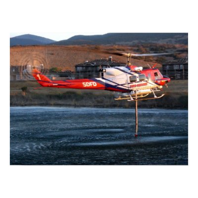 San Diego Fire Department Helicopter Posters by porterfs