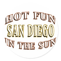 San Diego Fun stickers by goldnsun San Diego Fun stickers
