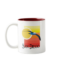 San Diego Gull Coffee Mugs