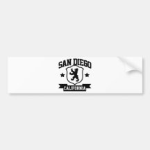 San Diego Heraldry Bumper Sticker