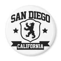 San Diego Heraldry Fridge Magnets