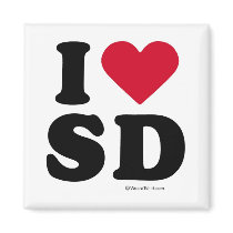SAN DIEGO - "I LOVE SD" "I LOVE SAN DIEGO" magnets by humortees SAN DIEGO - "I LOVE SD" "I LOVE SAN DIEGO" magnets