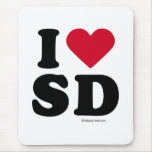 SAN DIEGO - "I LOVE SD" "I LOVE SAN DIEGO" MOUSE PADS