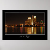 San Diego Night Print