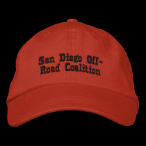 San Diego Off-Road Coalition embroidered hats by janmae San Diego Off-Road Coalition embroidered hats