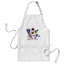 San Diego Pug Rescue 2013 Superhero Pugs Logo 2 Aprons