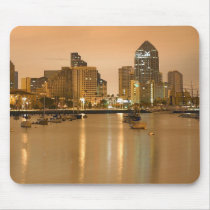San Diego Sailboats Morning Sunrise Cityscape mousepads