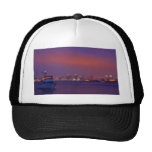 San Diego Skyline At Sunset From Harbor Island Hats