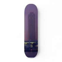 San Diego Skyline City Cities Fog Morning Skateboard