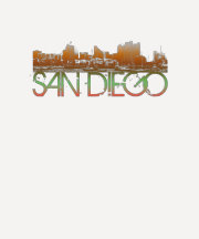 San Diego Skyline Design T-shirt