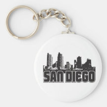 San Diego Skyline Key Chains