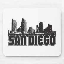 San Diego Skyline Mouse Pads