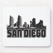 San Diego Skyline Mouse Pads