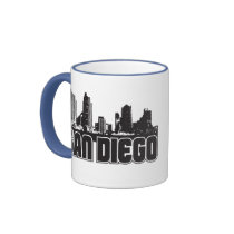 San Diego Skyline Mugs