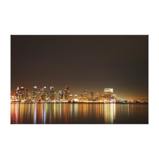 San Diego Skyline Night