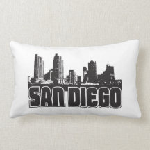 San Diego Skyline Pillows