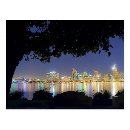 San Diego Skyline Postcard Zazzle