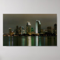 San Diego skyline Posters
