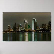 San Diego skyline Posters