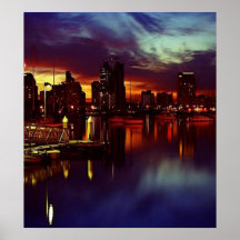San Diego Skyline Print