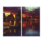 San Diego Skyline Stretched Canvas Prints