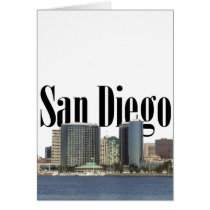San Diego Skyline with San Diego in the Sky Cards