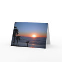 San Diego Sunset at Pacific Beach 2 cards by JPBurke San Diego Sunset at Pacific Beach 2 cards